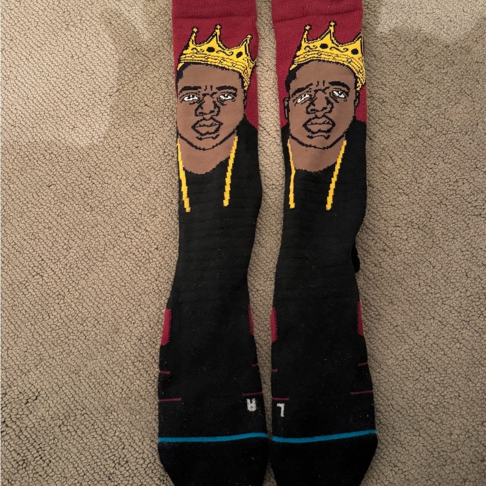 Notorious BIG Padded Stance Socs Size Large (8-12)